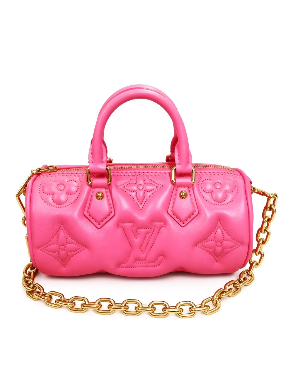LOUIS VUITTON DRAGON FRUIT CALFSKIN PAPILLOM BB